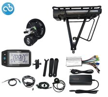 Elektrische ombouwset bakfiets middenmotor Lyra V2 36V 576Wh 16Ah accu bagagedrager