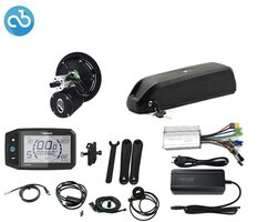 Ombouwset trekking fiets middenmotor Lyra V2 36V 522Wh 14.5Ah bidon accu