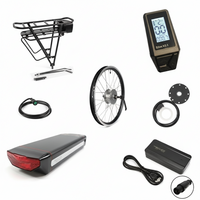 E-bike Ombouwset 36V | Slim Display V2.1 met Bagagedrager - Achterwielmotor