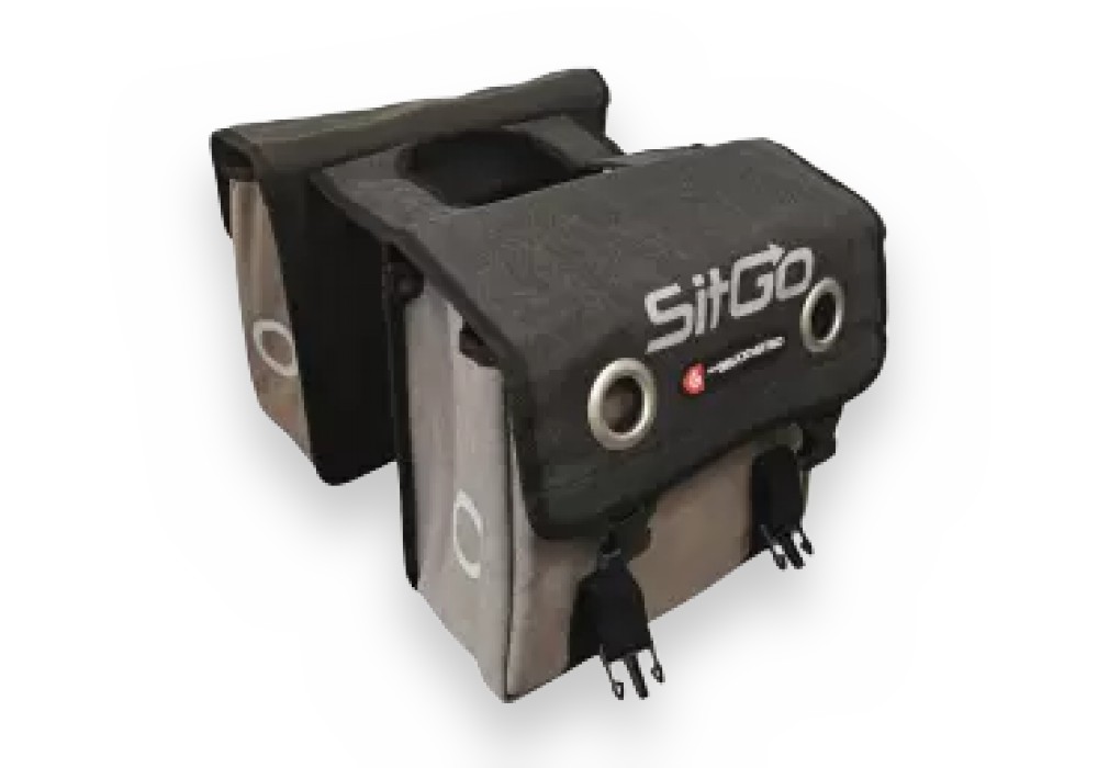 Doppelte Sitgo-Fahrradtasche