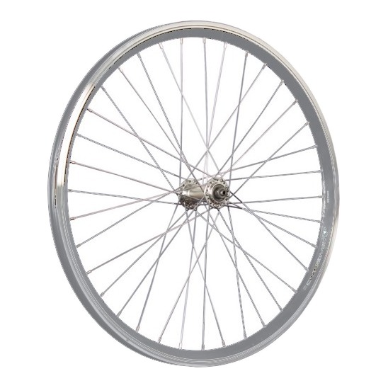 [501028] Velg 24 inch zilver inclusief vrijloopnaaf